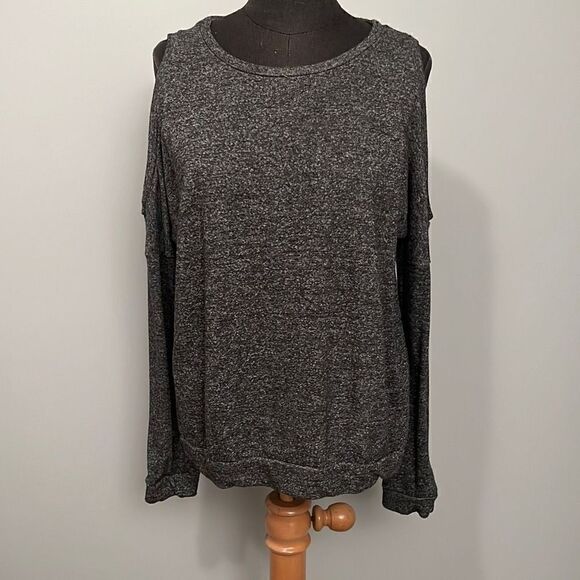 Women’s Soft Open Shoulder Sweatshirt - Picture 1 of 5